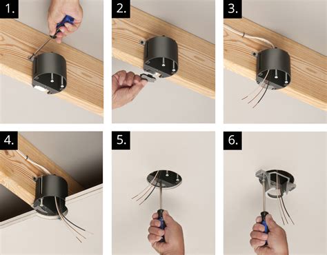 splice wire junction box for ceiling fan|Retrofitting a Ceiling Fan .